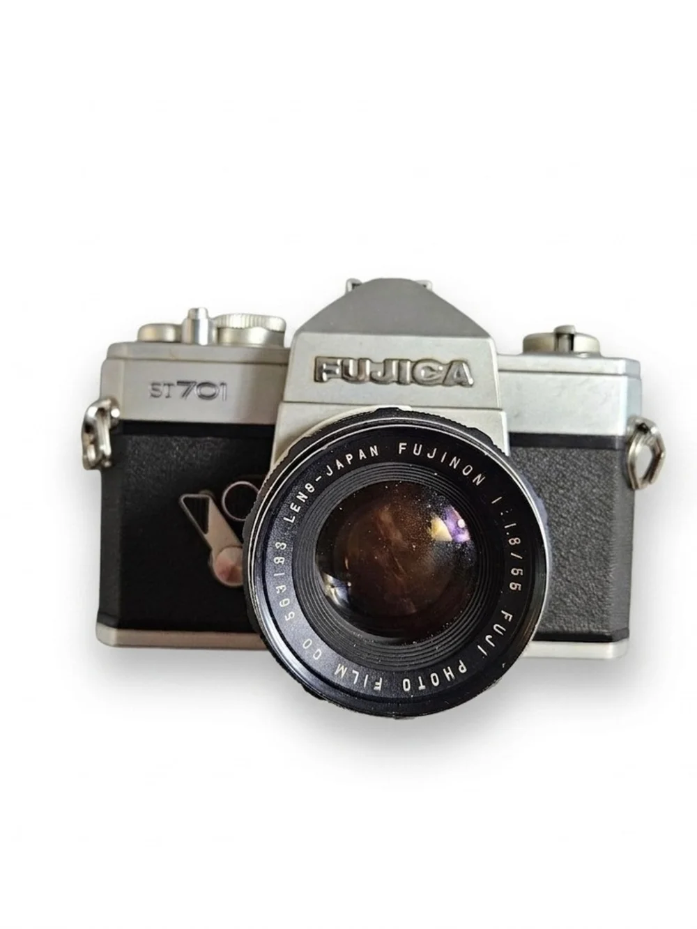 Vintage Fujica ST701 35mm Film SLR Camera & 55mm Lens